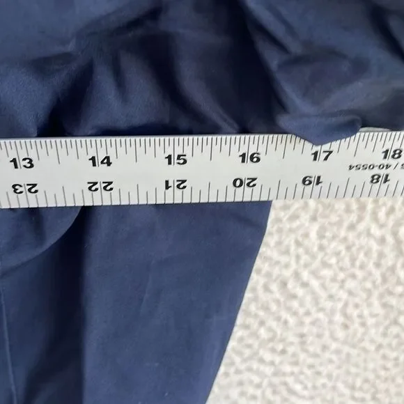 J. Crew Navy Puff Sleeve Blouse - Picture 6 of 9